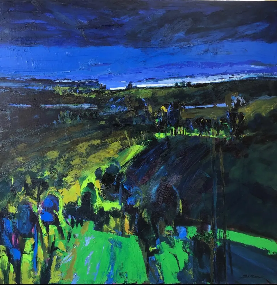 Henrietta Berk, Early Spring, oil on canvas