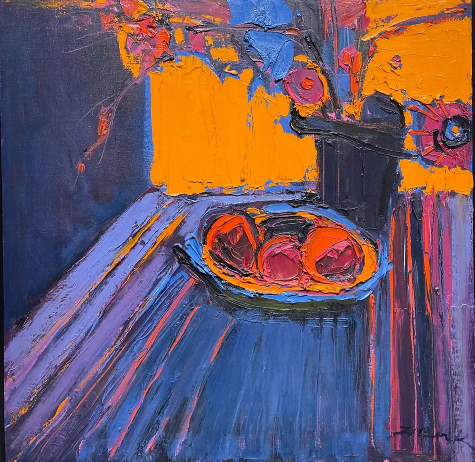 Henrietta Berk, Still Life, oil on canvas